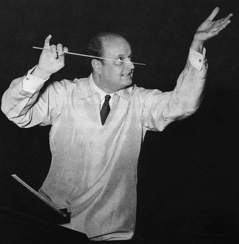Ferenc Fricsay dirigiert. Foto: Archiv DSO