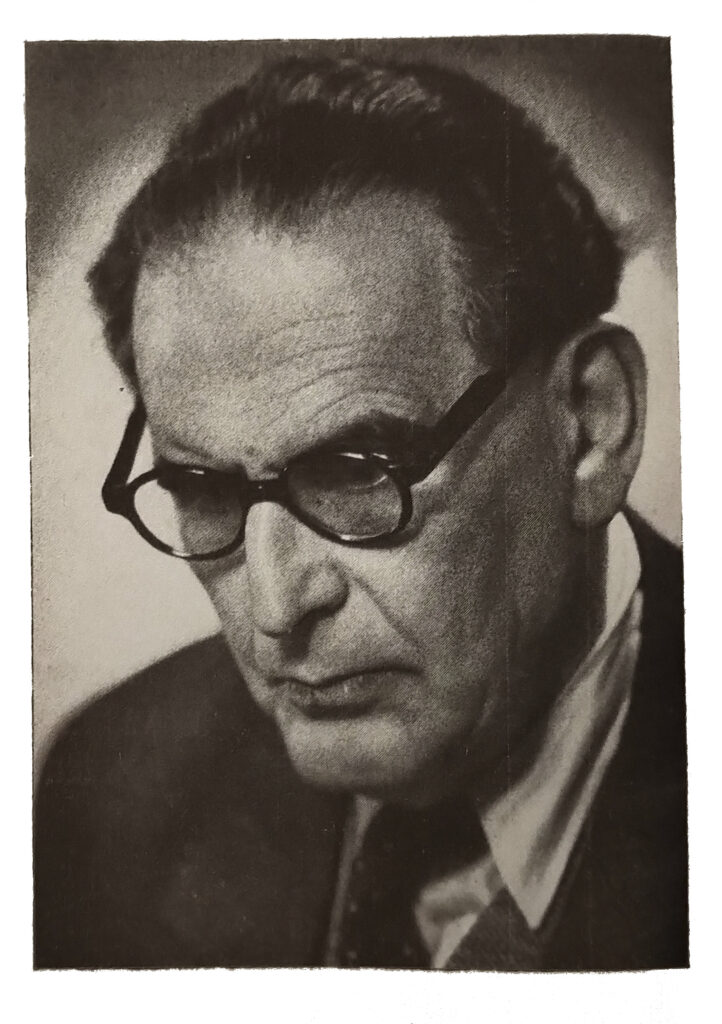 Otto Klemperer, Foto im Programmheft, 1950er-Jahre. Foto: Archiv DSO