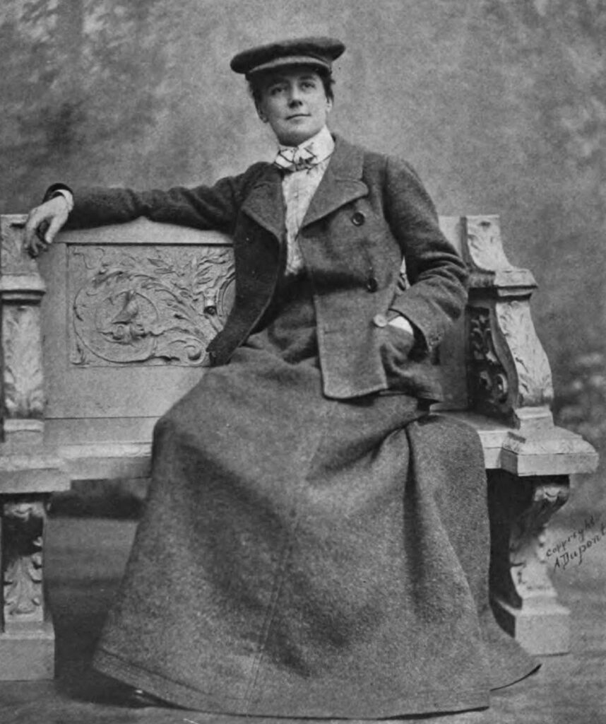 Porträt Ethel Smyth, vor 1904. Abbildung: Aimé Dupont, Public domain, via Wikimedia Commons